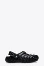 Sabot nero in gomma con interno in pile - Classic Lined Overpuff Clog 