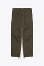 Army green cotton ripstop cargo pant - Regular Cargo Pant 