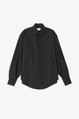 Black oversized shirt with long sleeves - Chicago Shirt 