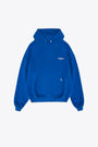 Royal blue cotton hoodie with chest and back logo print - Owners Club Hoodie 