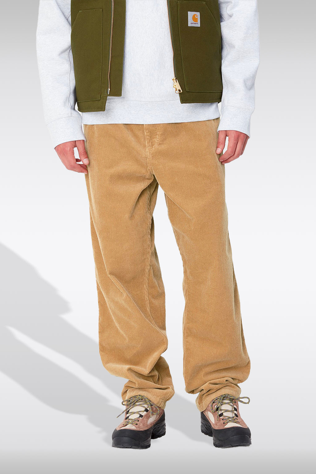 alt-image__Pantalone-workwear-in-velluto-a-coste-beige---Single-Knee-Pant