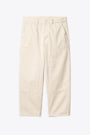 Pantalone workwear in denim panna - Double Knee Pant 