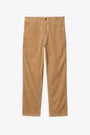 Beige corduroy worker pant - Single Knee Pant 