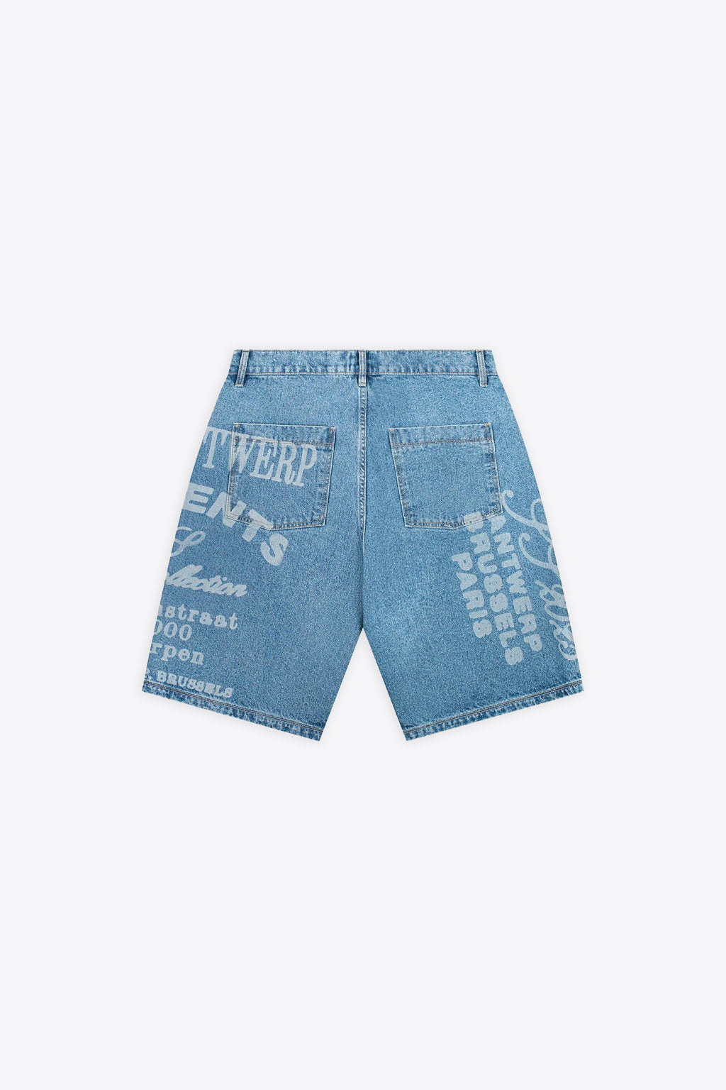 alt-image__Mid-blue-denim-shorts-with-logo-print---Arte-Print-Shorts