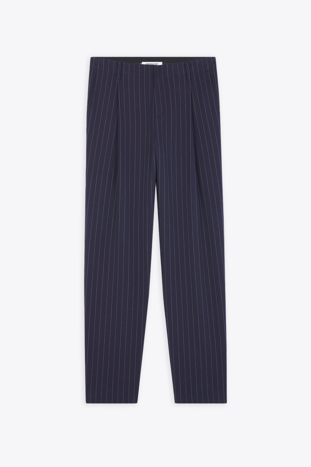 alt-image__Navy-blue-pinstriped-pleated-pants---Tailored-Pleated-Pants