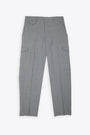 Light grey tailored wool cargo pant - Havanas
 