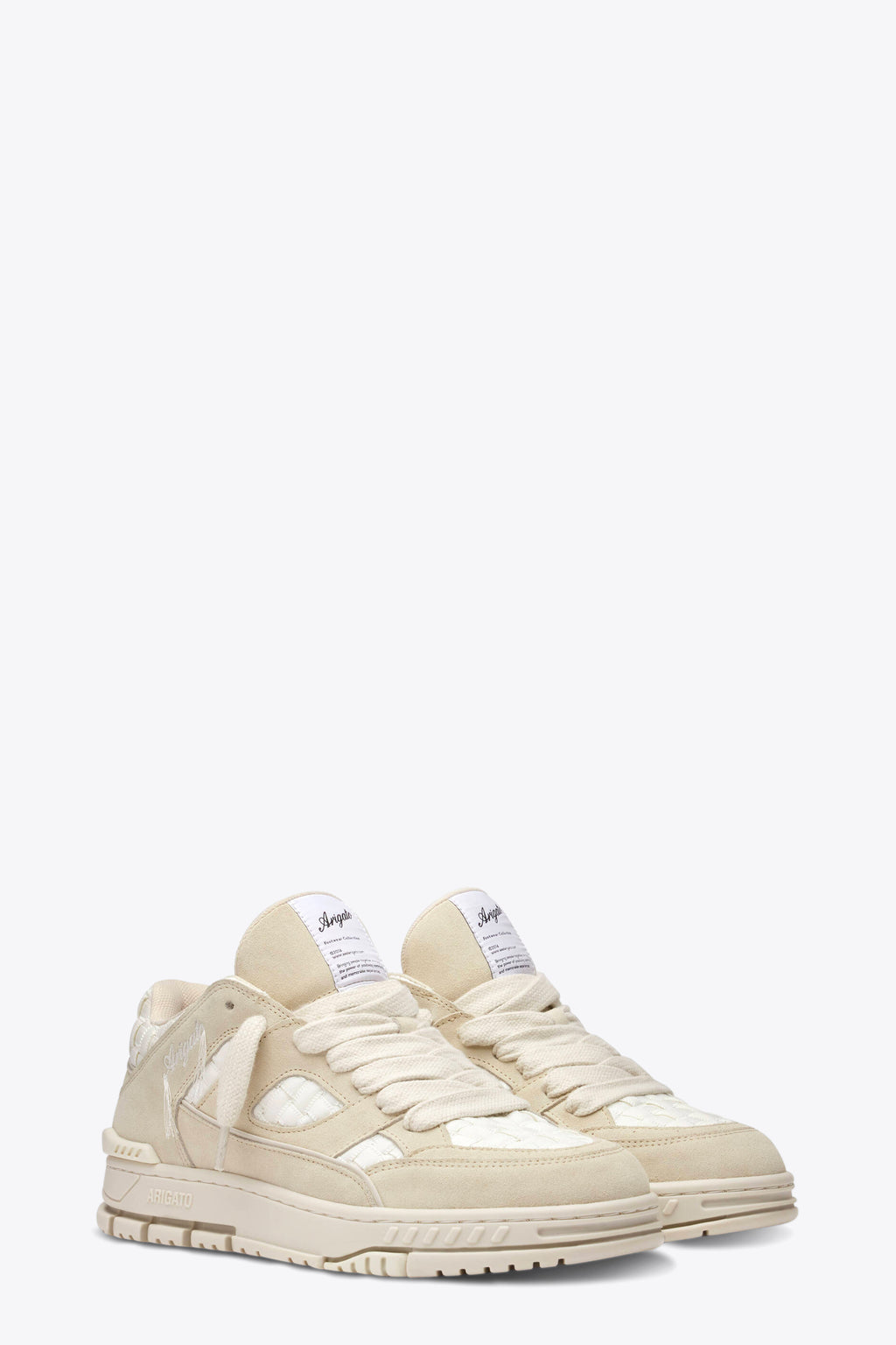 alt-image__Sneaker-bassa-in-suede-e-tessuto-intrecciato-panna---Area-Lo-Woven-Sneaker