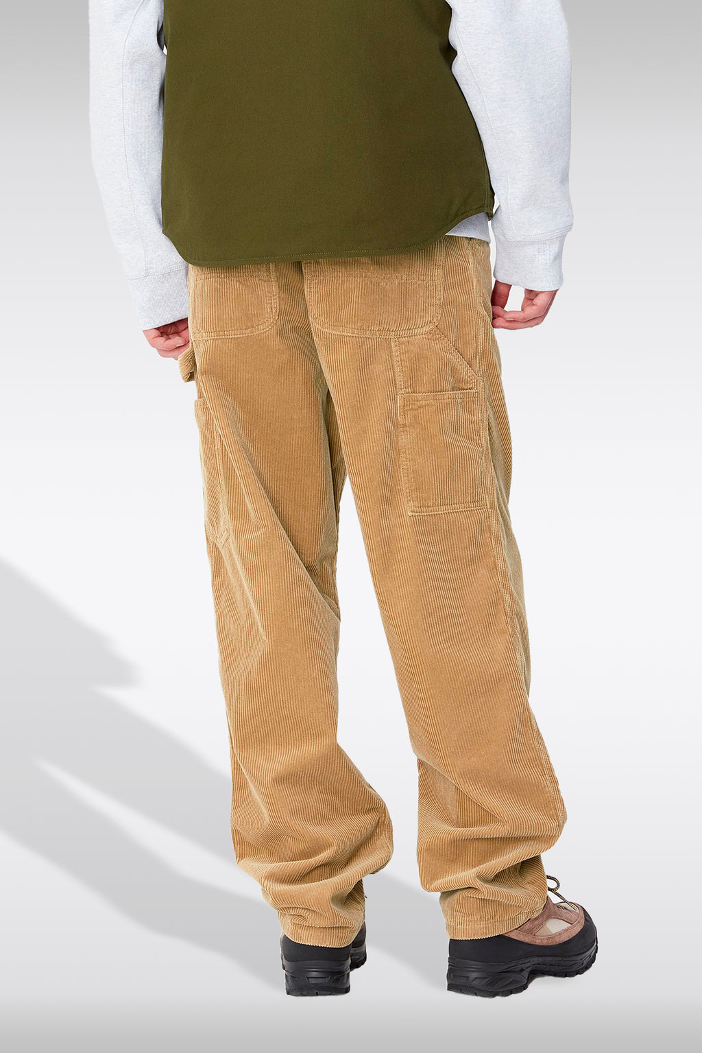 alt-image__Pantalone-workwear-in-velluto-a-coste-beige---Single-Knee-Pant