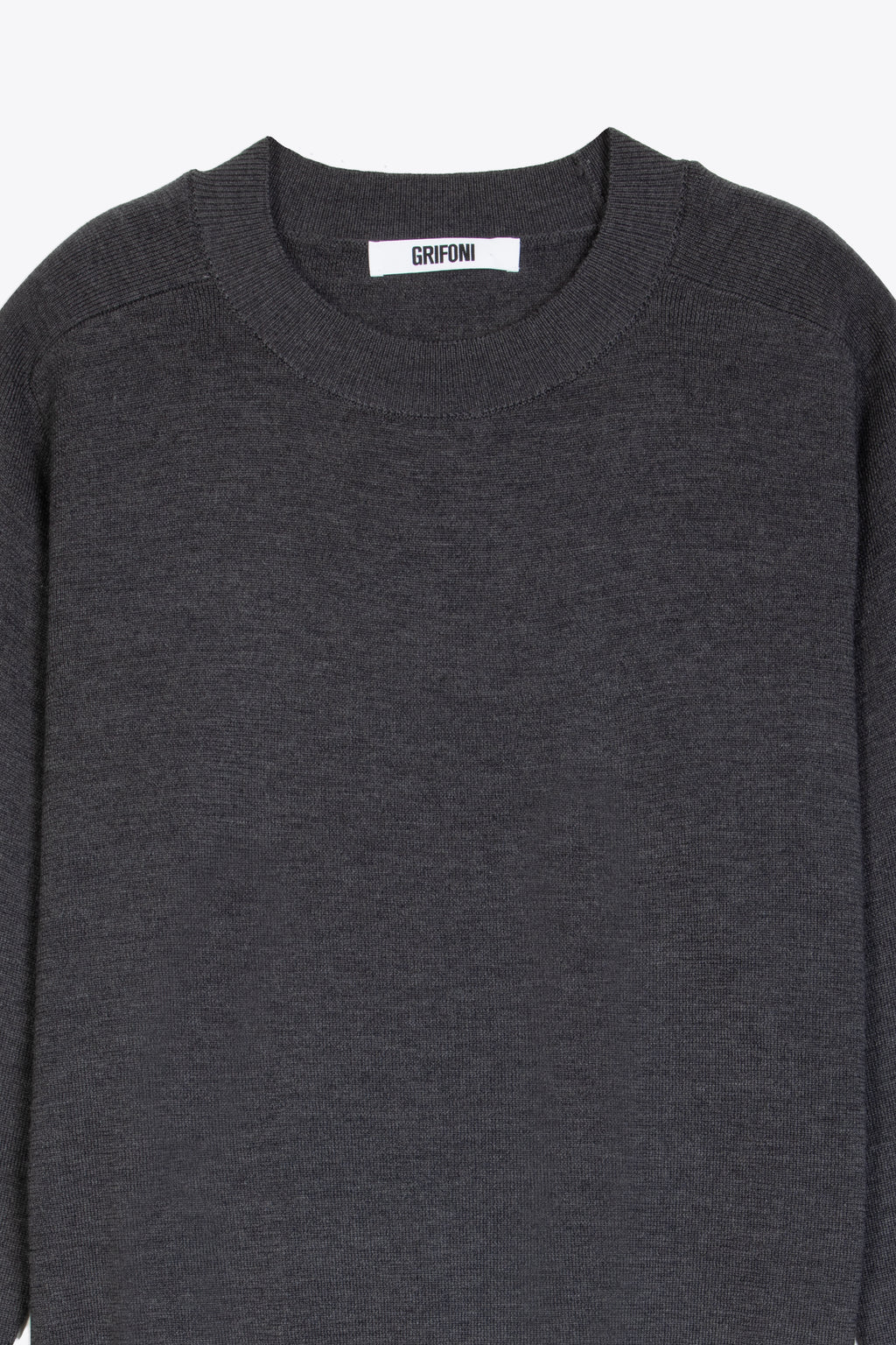 alt-image__Pullover-girocollo-in-lana-grigio-antracite