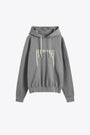 Grey cotton oversized hoodie with front print Porterville - Oversized Hoodie 