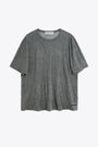 Melange grey crinkled jersey t-shirt - New Box T-Shirt 