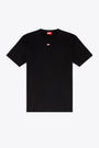 Black cotton t-shirt with D logo patch - T Boxt D 