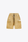 Bermuda cargo in canvas beige - Cargobela Shorts 