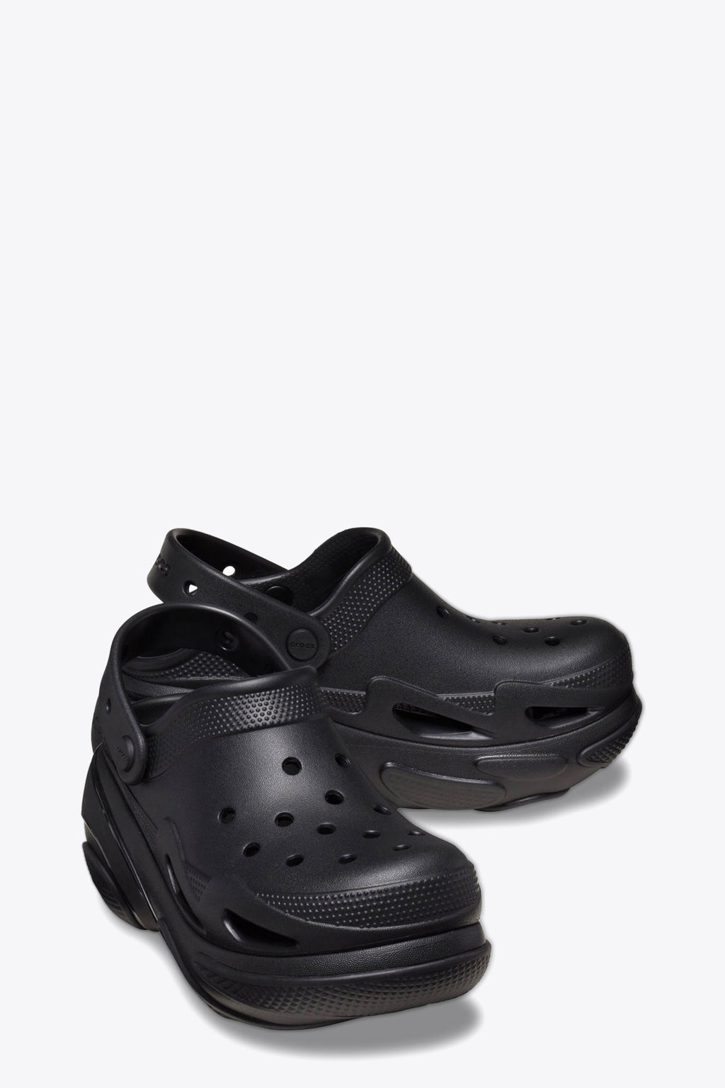 alt-image__Black-rubber-clog-with-platform-sole---Bubble-Crush-Clog