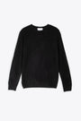 Black wool blend sweater 