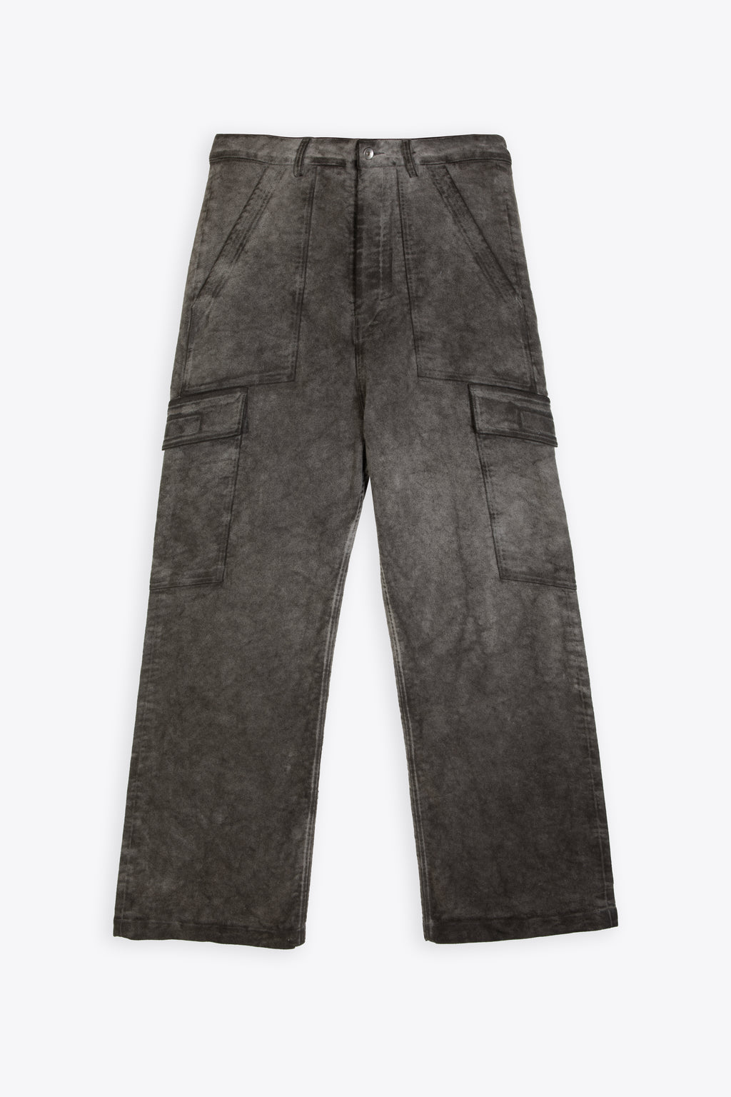 alt-image__Pantalone-cargo-in-moleskine-lavato-grigio-antracite---Cargo-Trousers