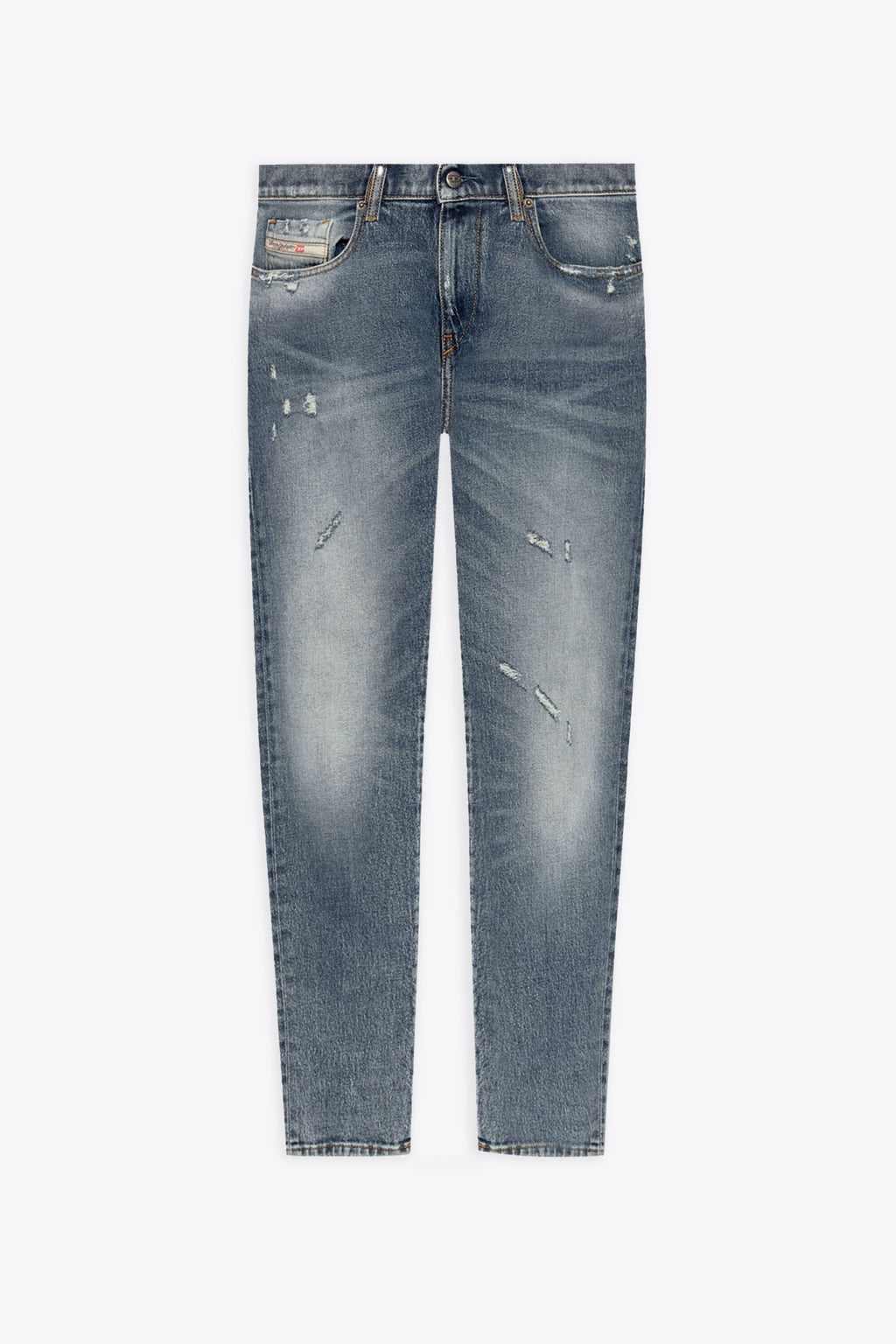 alt-image__Jeans-blu-chiaro-lavato-slim-fit-con-rotture---2019-D-Strukt