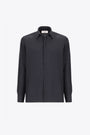 SILK L/S SHIRT MAN-Nero 