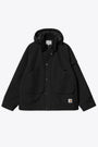 Giaccone in nylon nero con cappuccio rimovibile - Clarton Jacket 