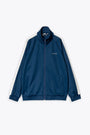 Blue acetate tracksuit jacket with zip and side band - Benchill Jacket  