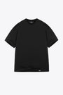 Black cotton oversized t-shirt - Initial Oversized T-Shirt  