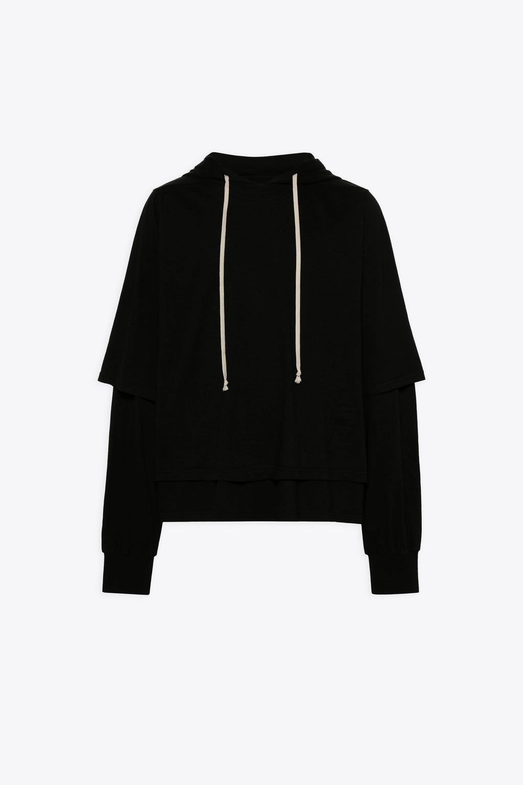 alt-image__T-shirt-nera-doppiata-in-cotone-con-cappuccio---Hustler-Hoodie