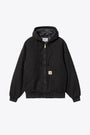 Black canvas hooded bomber jacket - OG Active Jacket 