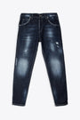 Slim fit washed blue jeans - Milan 