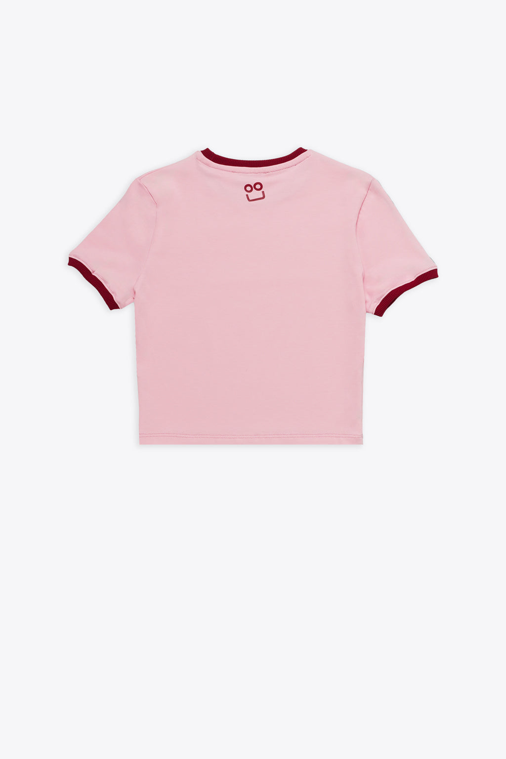 alt-image__T-shirt-rosa-corta-in-cotone-stretch-con-slogan-al-petto