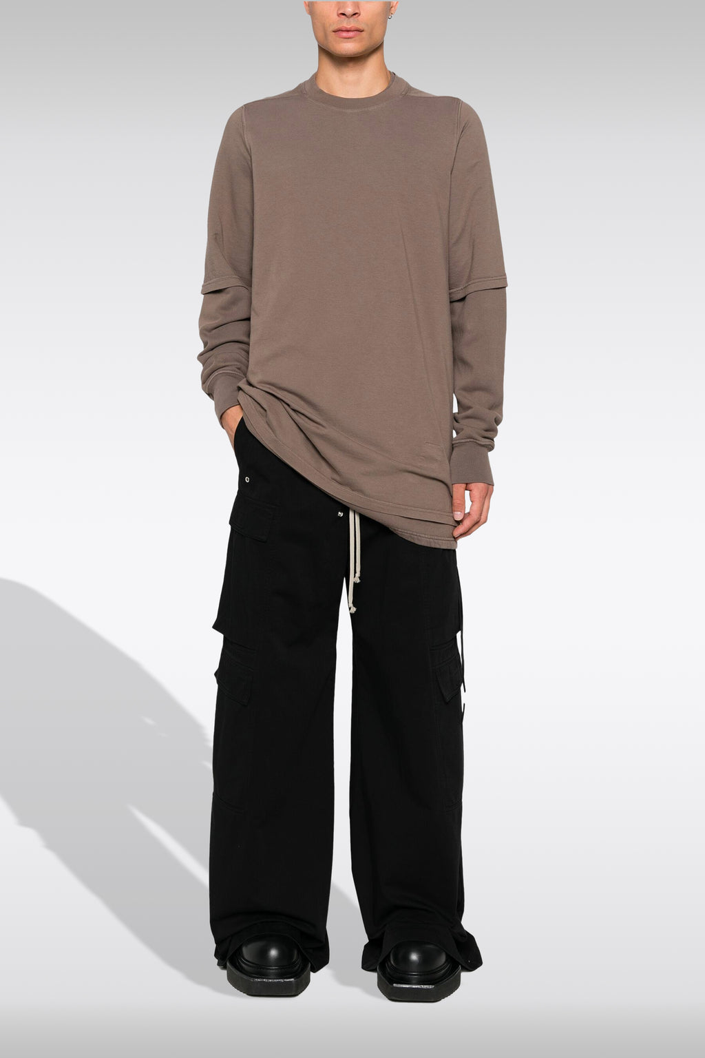 alt-image__Pantalone-baggy-cargo-in-twill-di-cotone-nero---Double-Cargo-Jumbo-Belas