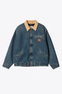 OG DETROIT JACKET 100% COTTON 'SMITH' DENIM-Denim blu/Beige 