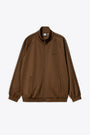 Brown track jacket with side taping detail - Bolan Jacket 