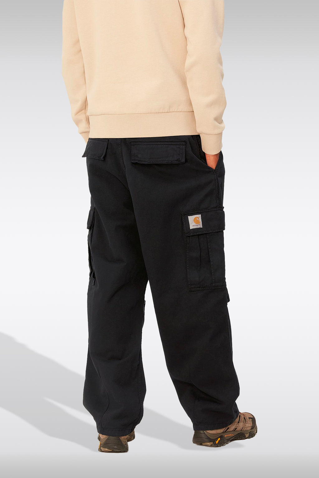 alt-image__Pantaloni-cargo-neri-in-twill-di-cotone---Cole-Cargo-Pant