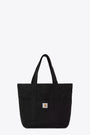 Black canvas tote bag with logo - Parker Tote Bag  