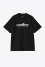 S/S LABEL SCRIPT T-SHIRT ORGANIC COTTON SINGLE JERSEY-Nero 