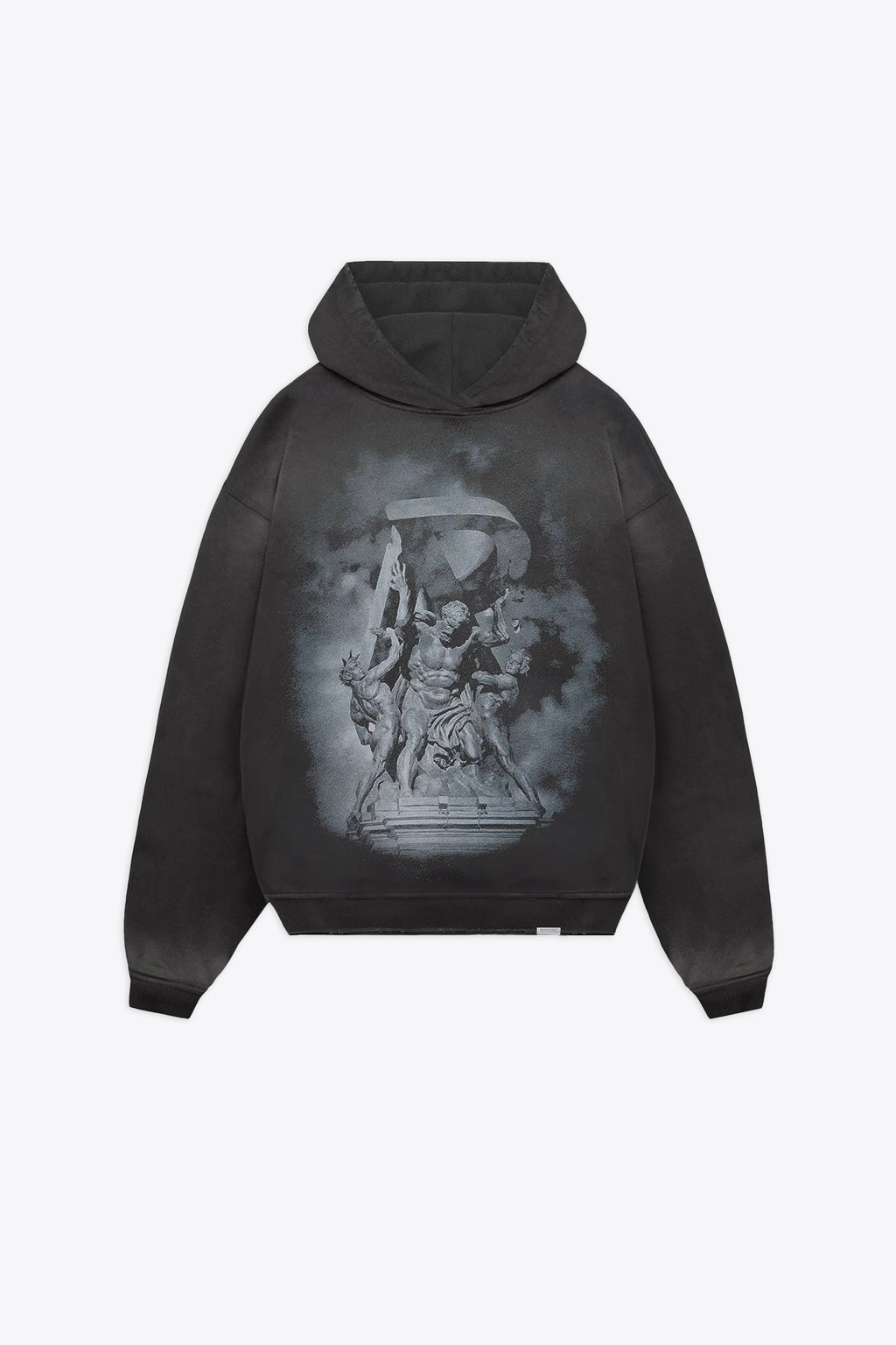 alt-image__Sun-faded-black-hoodie-with-front-and-back-graphic-print---Atlas-Hoodie