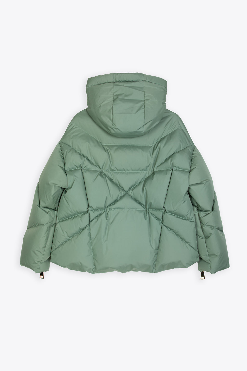 alt-image__Sage-green-matt-nylon-hooded-puffer-jacket---Khris-Iconic