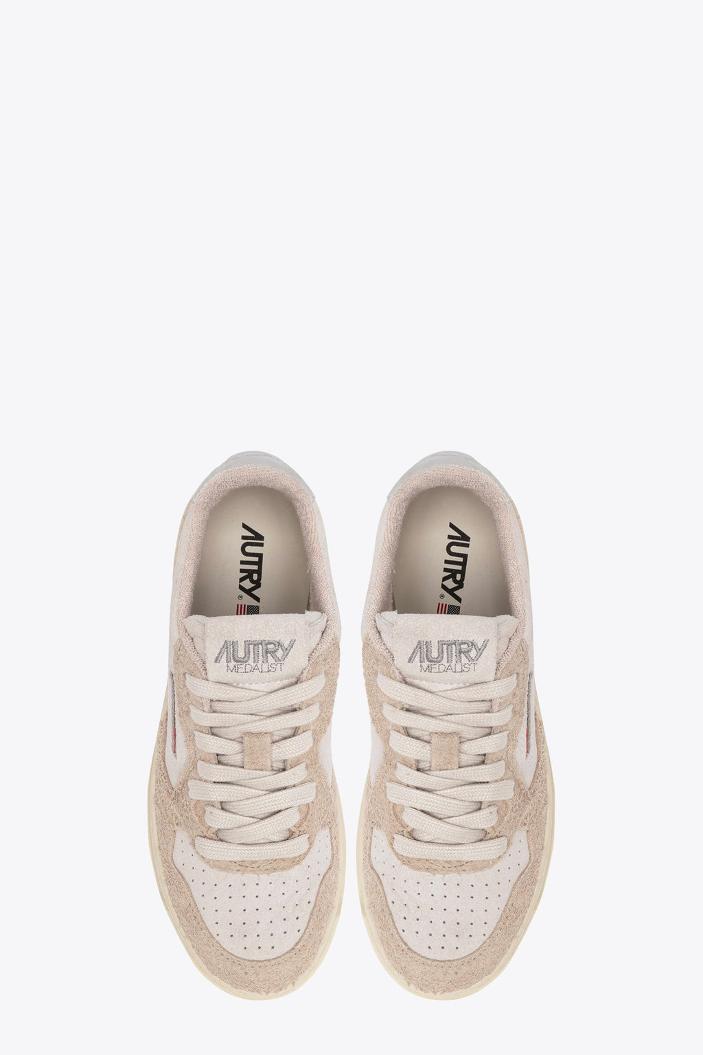 alt-image__Sneaker-bassa-in-suede-bicolore-ecrù-e-beige---Medalist-Low