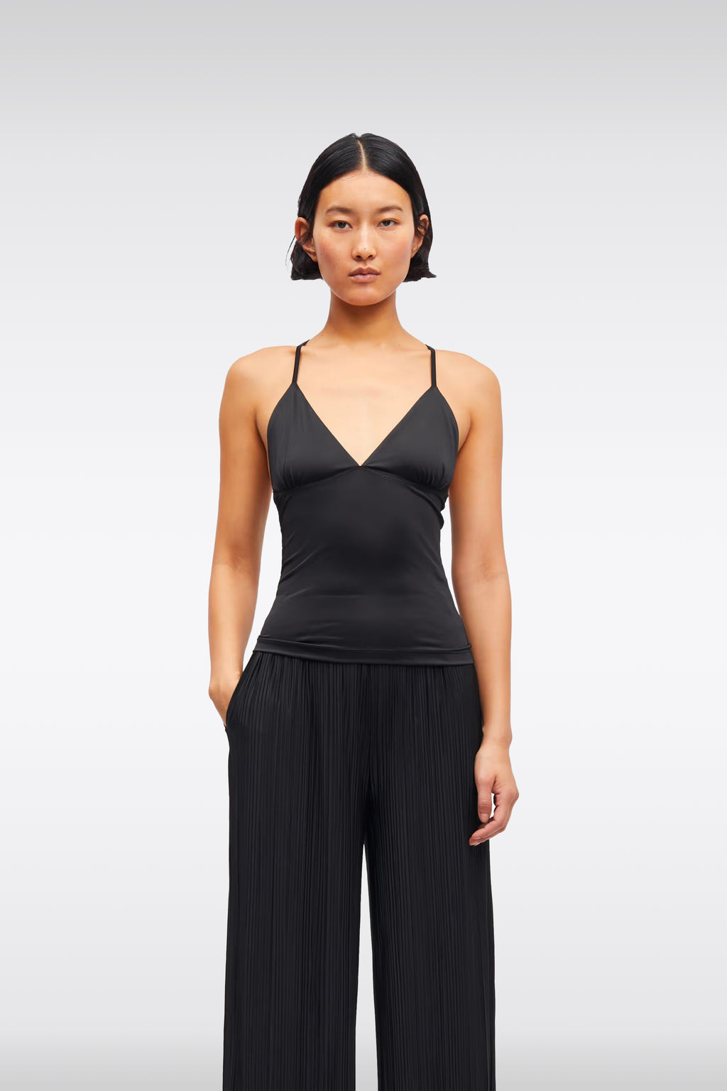 alt-image__Top-con-bretelle-in-jersey-stretch-nero---Safaye-Strap-Top