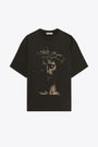 T-shirt antracite con stampa Jesus - T-Shirt SS Jesus 