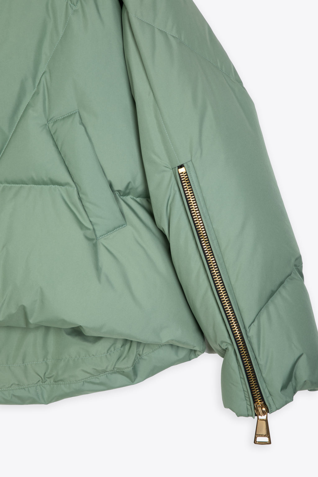 alt-image__Sage-green-matt-nylon-hooded-puffer-jacket---Khris-Iconic