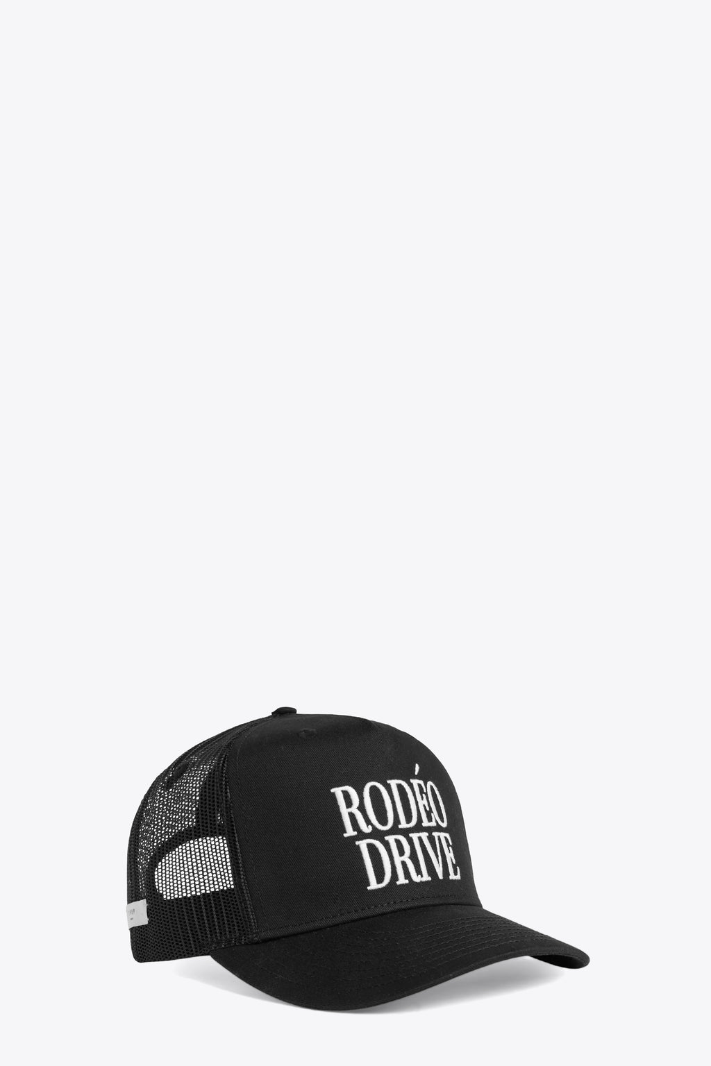 alt-image__Cappello-nero-con-visiera-e-ricamo-frontale---Trucker-Cap-Rodeo