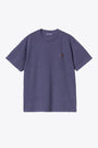 T-shirt in cotone lavato viola con logo al petto - S/S Vista T-Shirt 