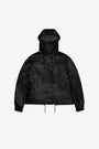 Waterproof black pvc hooded jacket - String W Jacket 