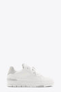 Sneaker in pelle bianca con tab grigio - Area Haze sneaker 