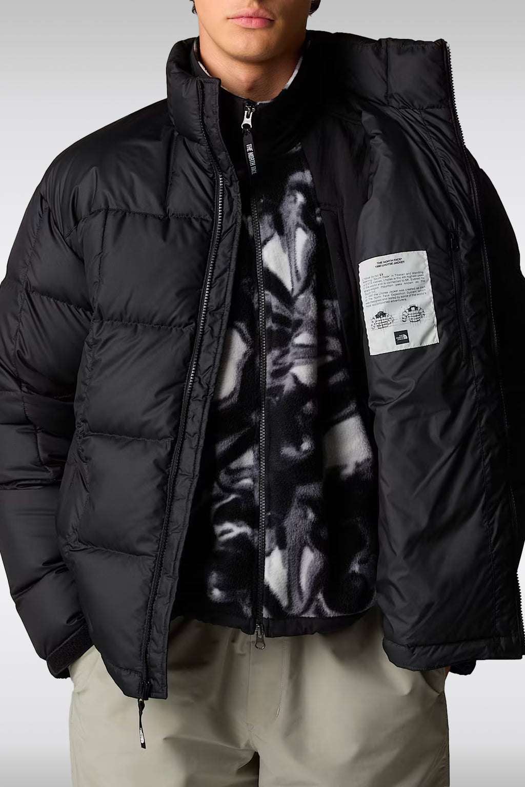 alt-image__Piumino-nero-in-nylon-con-logo---M-Lhotse-Jacket