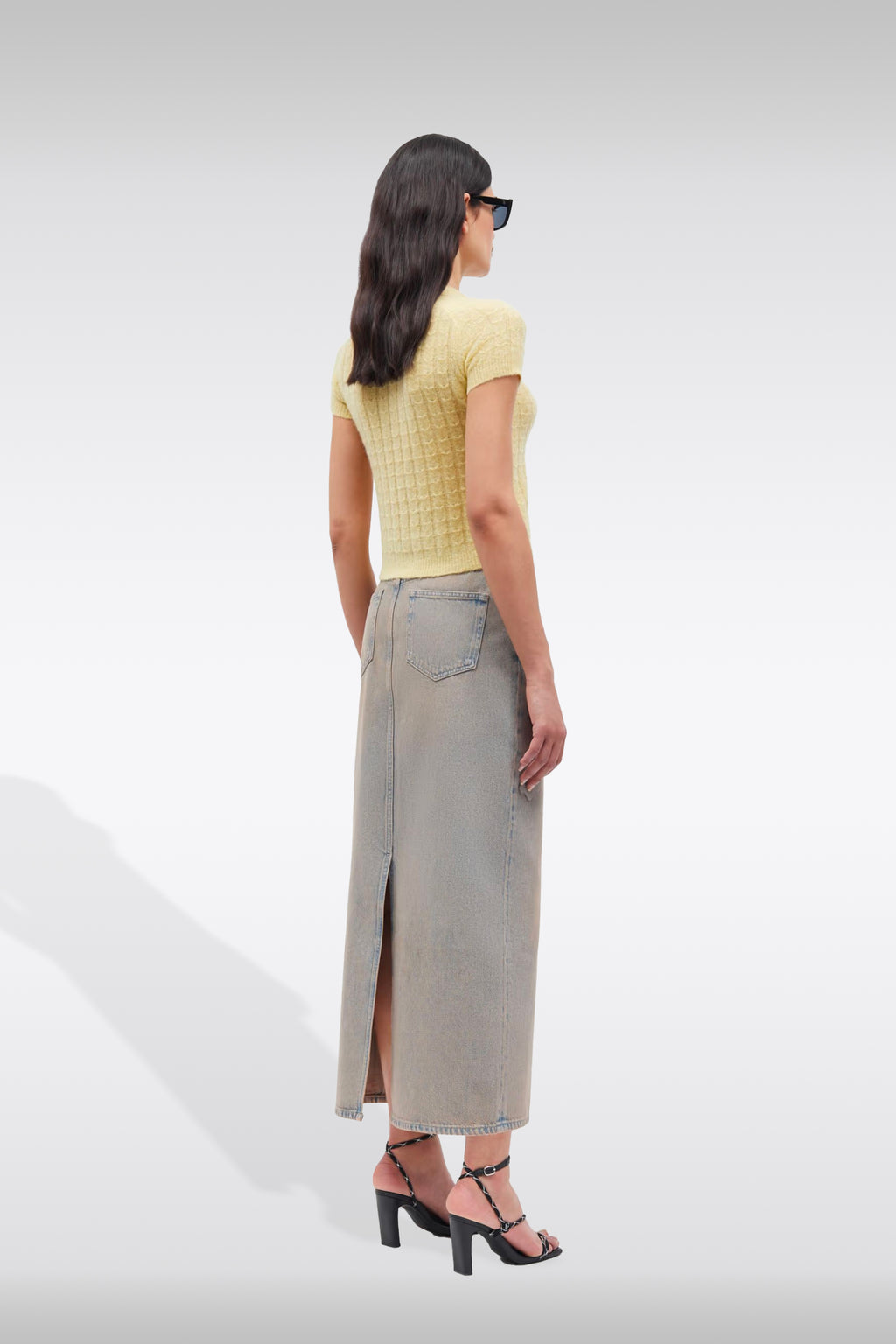 alt-image__Gonna-lunga-in-denim-sabbiato-blu-chiaro---Saelsie-Long-Skirt