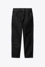 Pantalone in denim nero con cuciture a contrasto - Simple Pant 