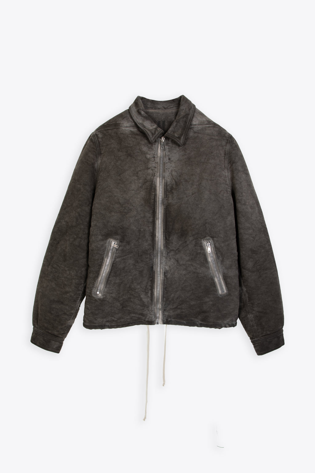 alt-image__Washed-dark-grey-moleskine-coach-jacket-with-zip-fastening---Zipfront-Jacket