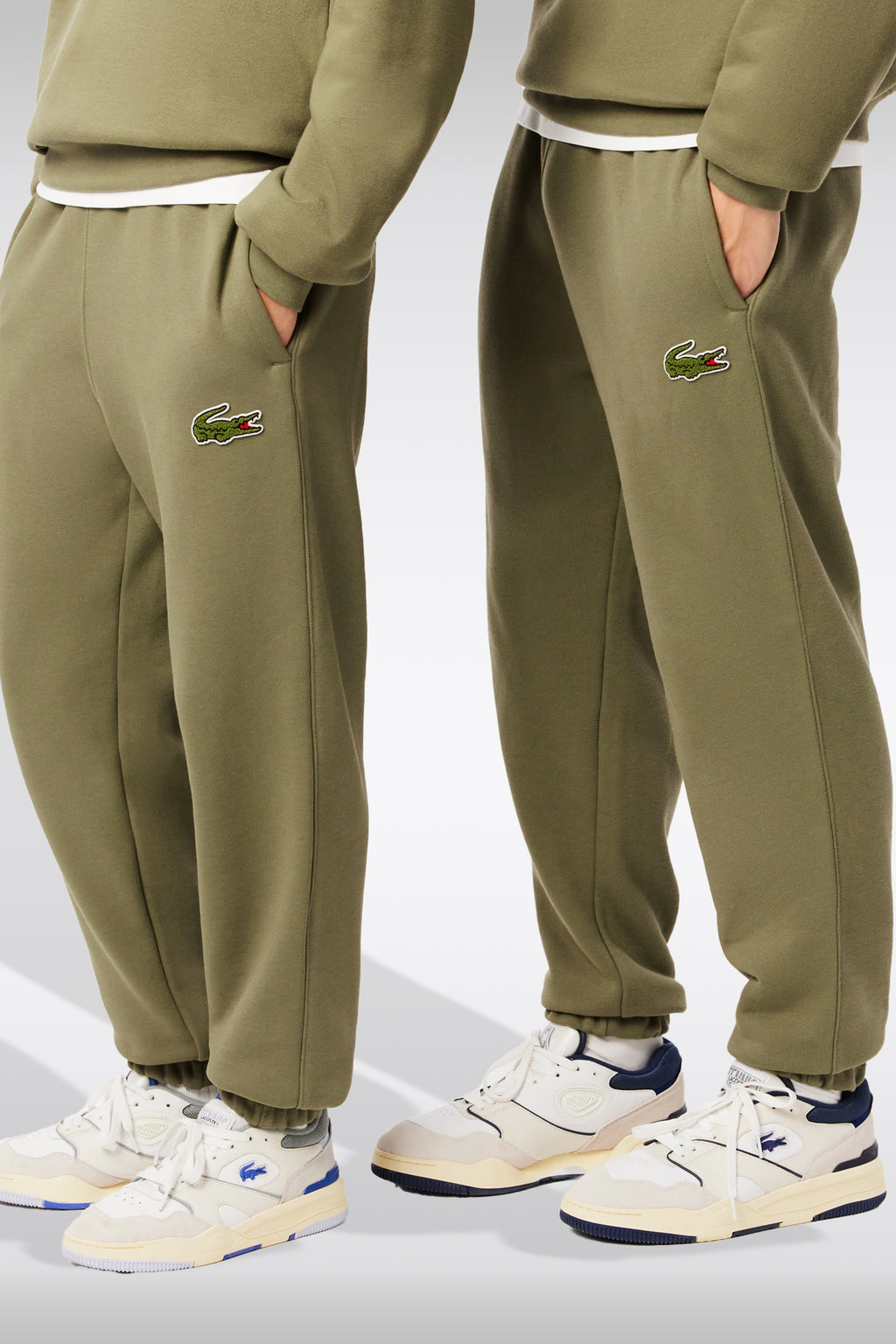 alt-image__Pantalone-verde-militare-in-felpa-con-logo